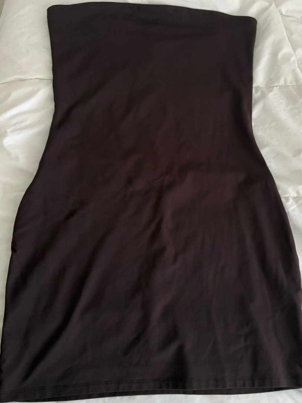 Aritzia Babaton Contour Strapless Dress in Chocolate Brown